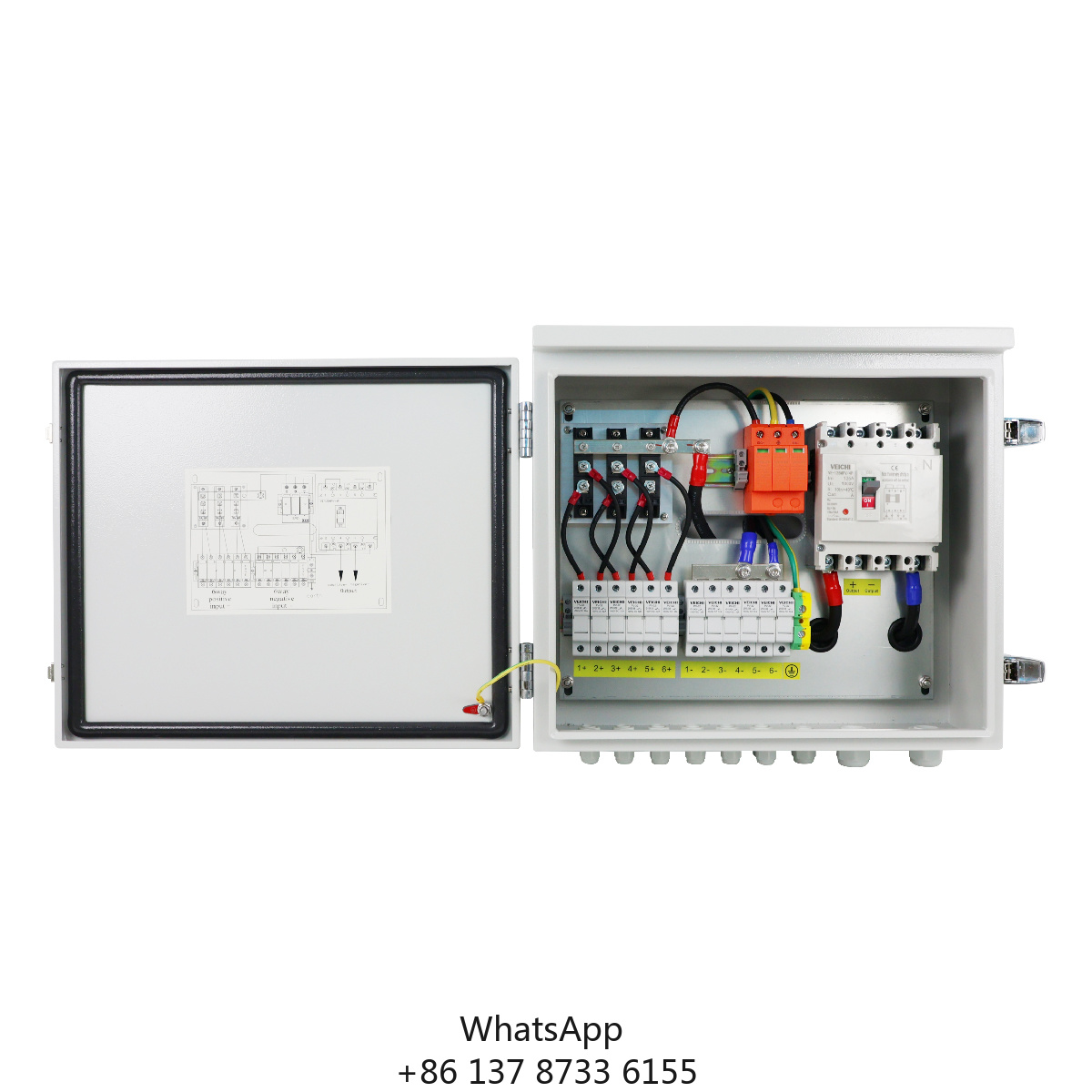 Solar Combiner Box - VEICHI Metal 10 14 16 18