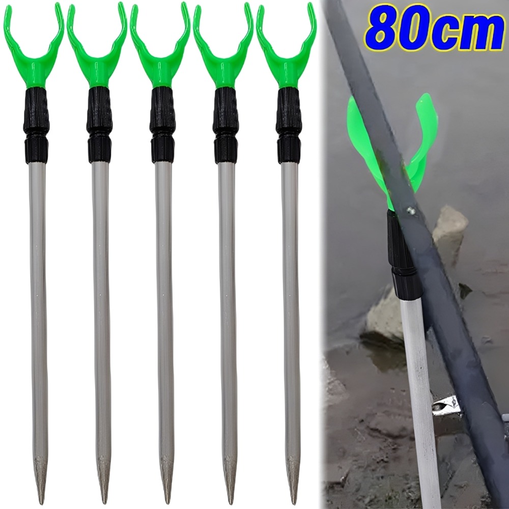 Earthing Grounding Rod - Metal Fishing Rod Bracket Adjustable Simple