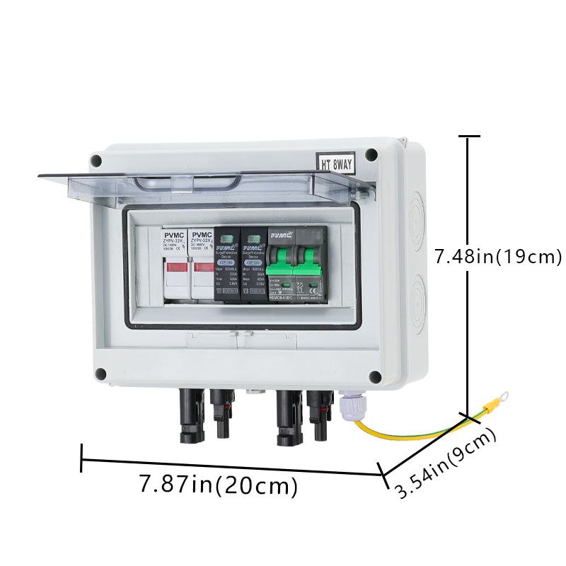 PVMC 1 in 1 out DC 600V Solar  - Solar Combiner Box reseña y precio