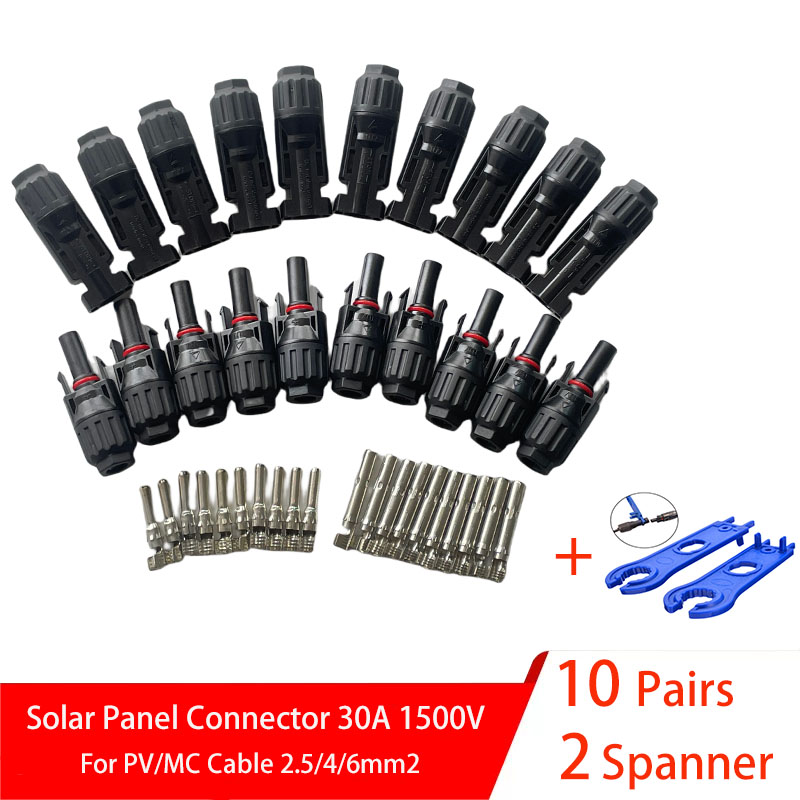 5/10 Pairs Solar Connectors PV - Solar Cable Mc4 Connector reseña y precio