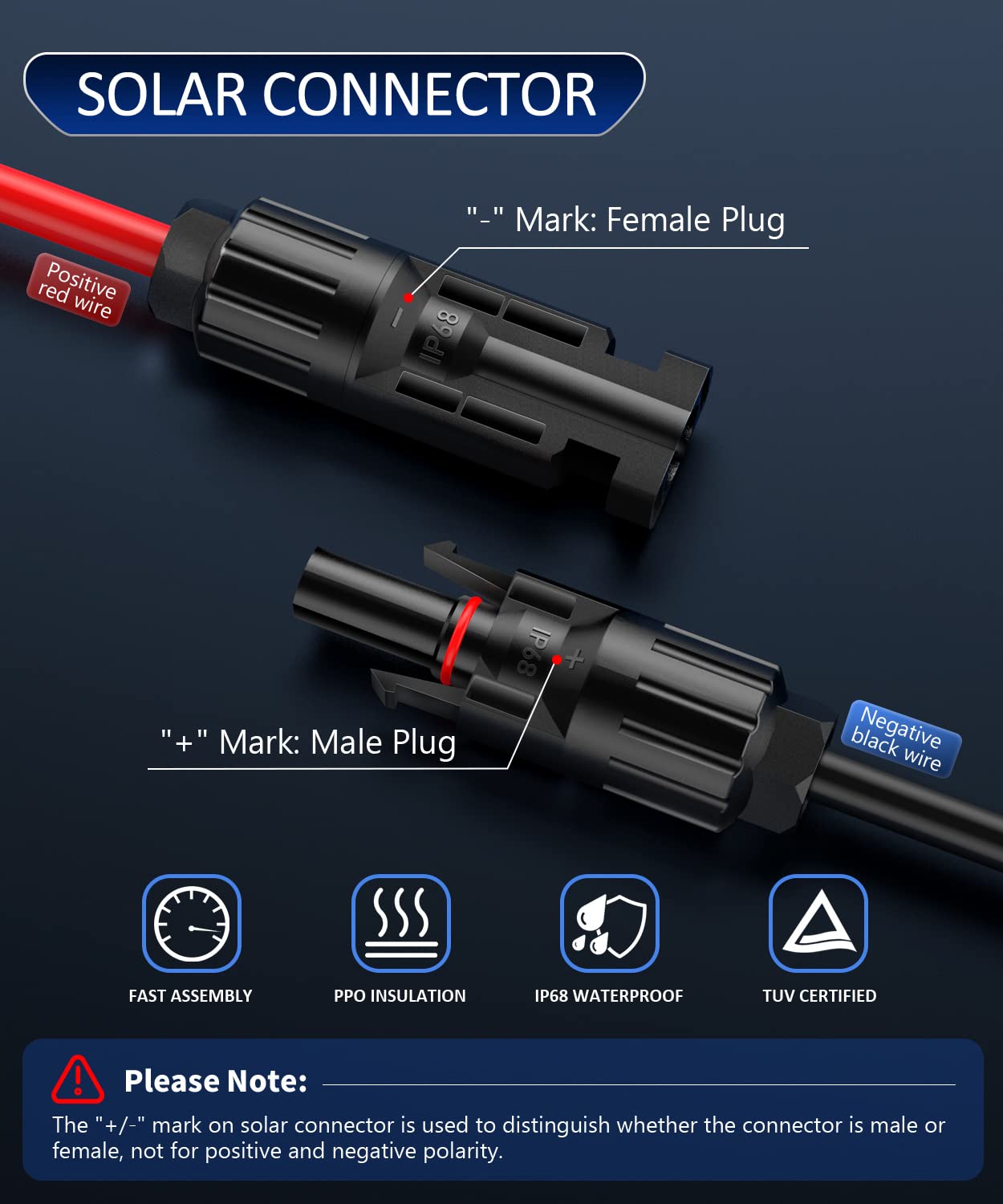 4-in-1 Solar Panel Connector E - Solar Combiner Box reseña y precio