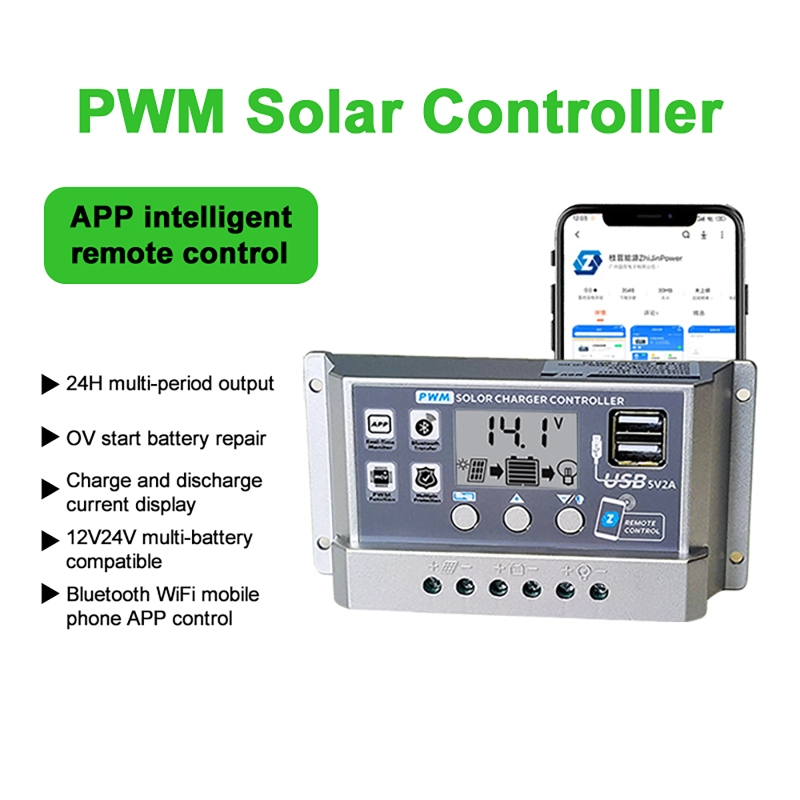 12V/24V 10A/20A/30A/40A/50A Hi - Pwm Charge Controller reseña y precio