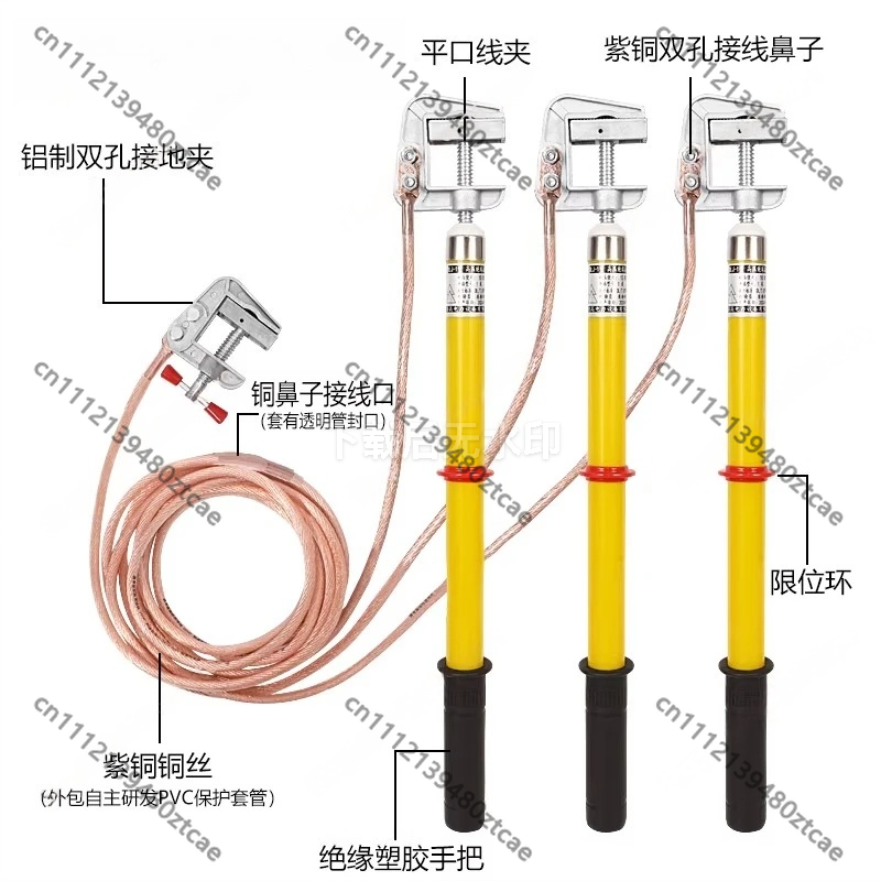10KV High Voltage Grounding Wi - Earthing Grounding Rod reseña y precio