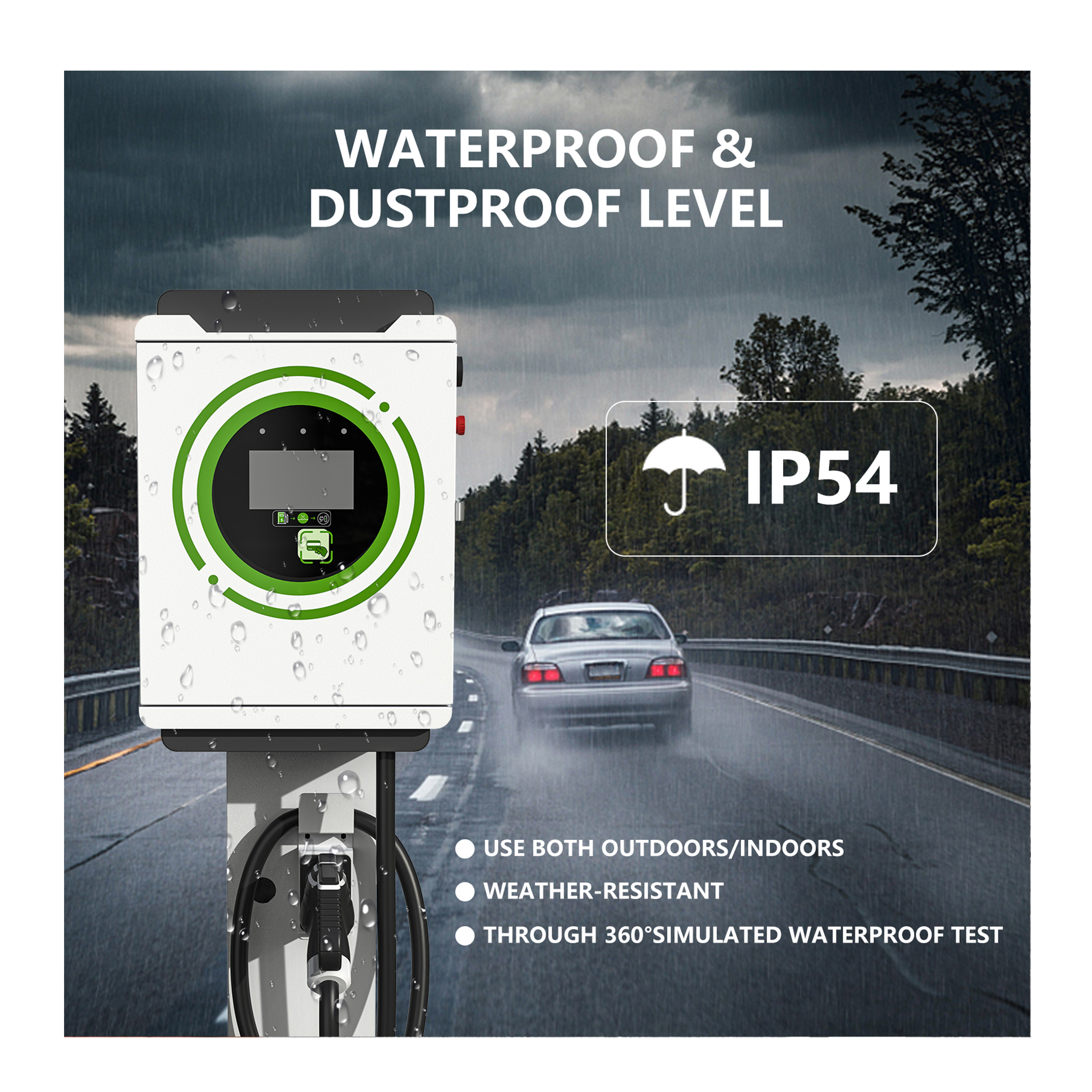 20KW/30KW/40KW DC Fast EV Char - Ev Charger Wallbox reseña y precio