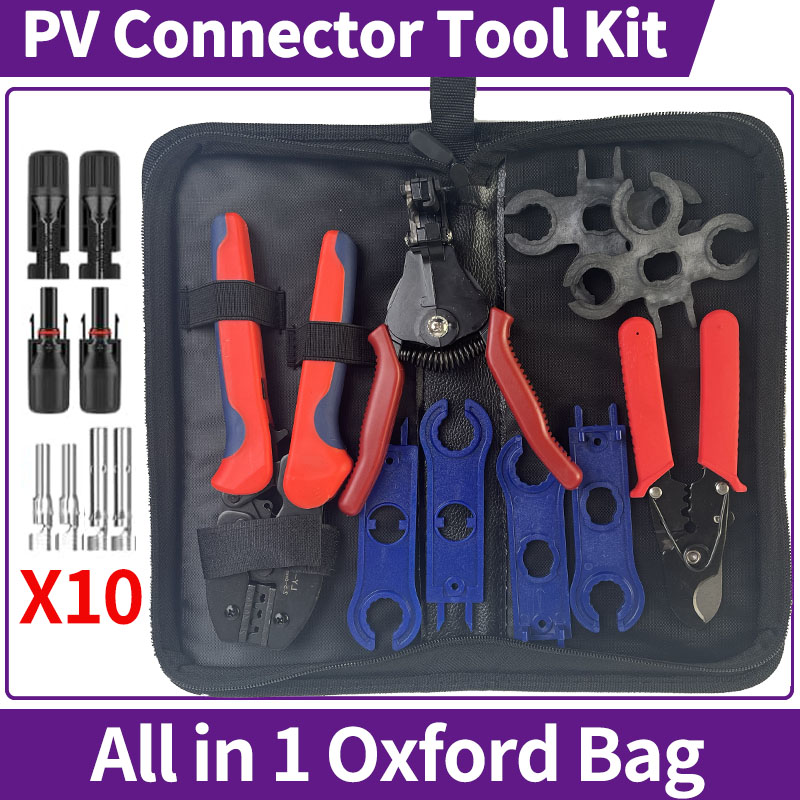 Solar Panel PV Cable Crimping  - Solar Cable Mc4 Connector reseña y precio