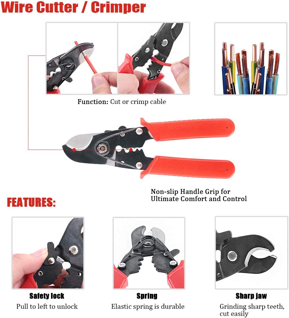 Solar Panel PV Cable Crimping  - Solar Cable Mc4 Connector reseña y precio