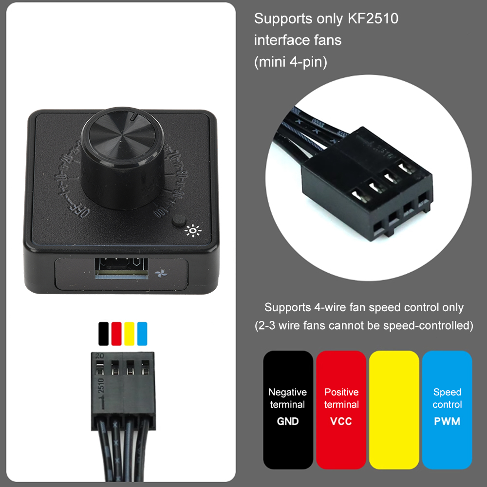 DC5521 Type-C PWM Speed Contro - Pwm Charge Controller reseña y precio