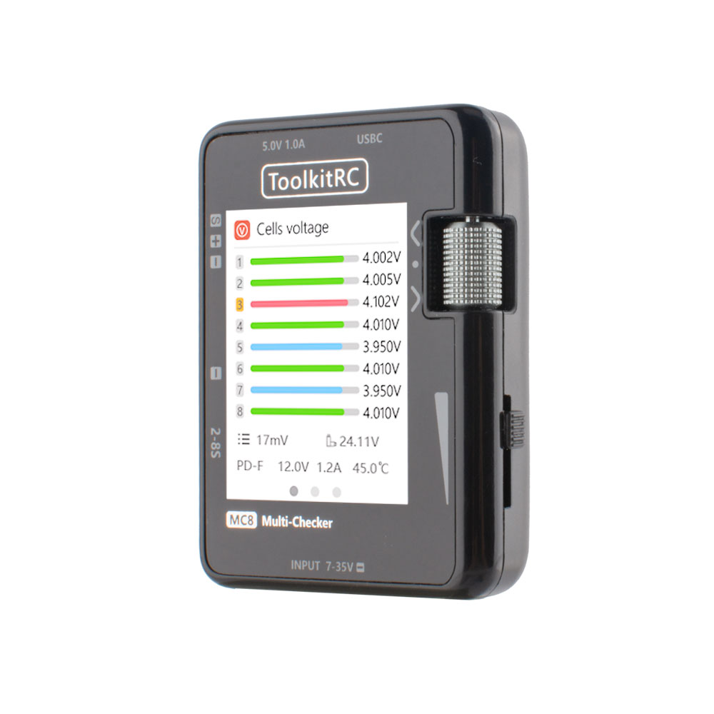 ToolkitRC MC8 SC100 Mini Size  - Pwm Charge Controller reseña y precio