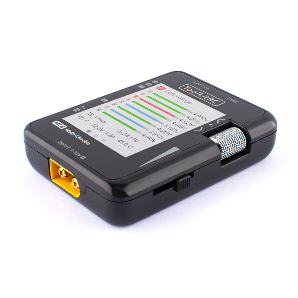 ToolkitRC MC8 SC100 Mini Size  - Pwm Charge Controller reseña y precio