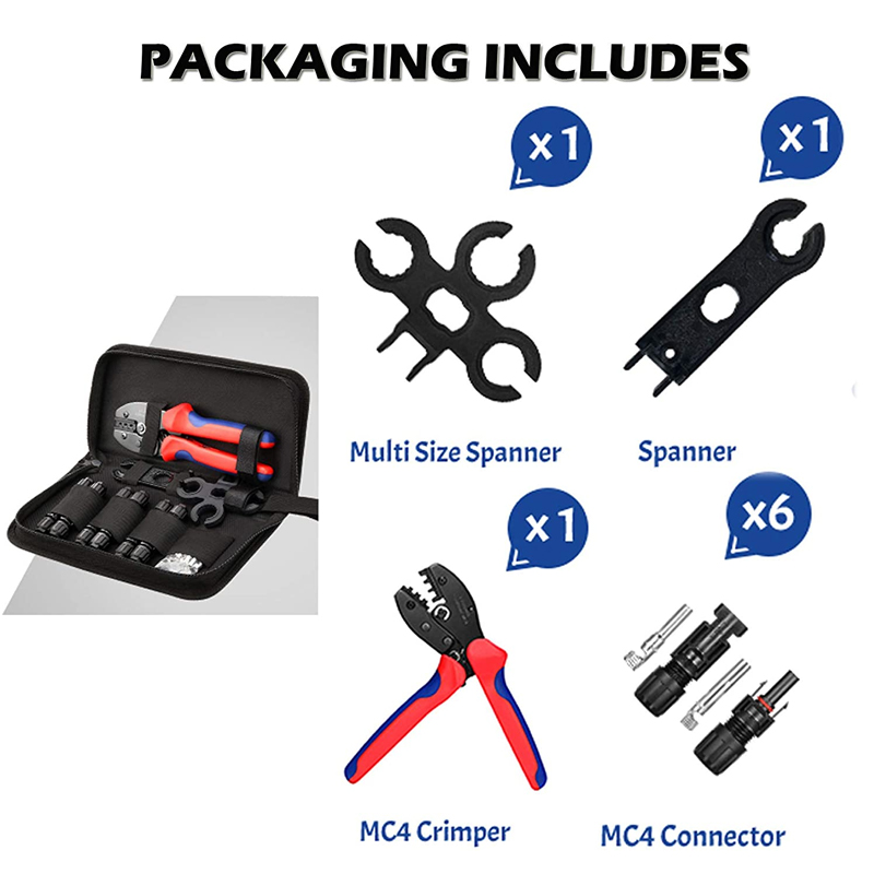 Solar Crimping Pliers Tools Ki - Solar Cable Mc4 Connector reseña y precio