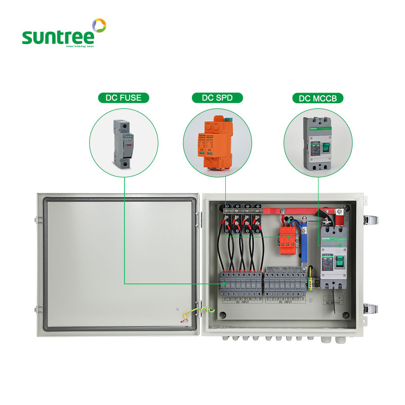 Suntree 8 in 1 Out Metal Solar - Solar Combiner Box reseña y precio