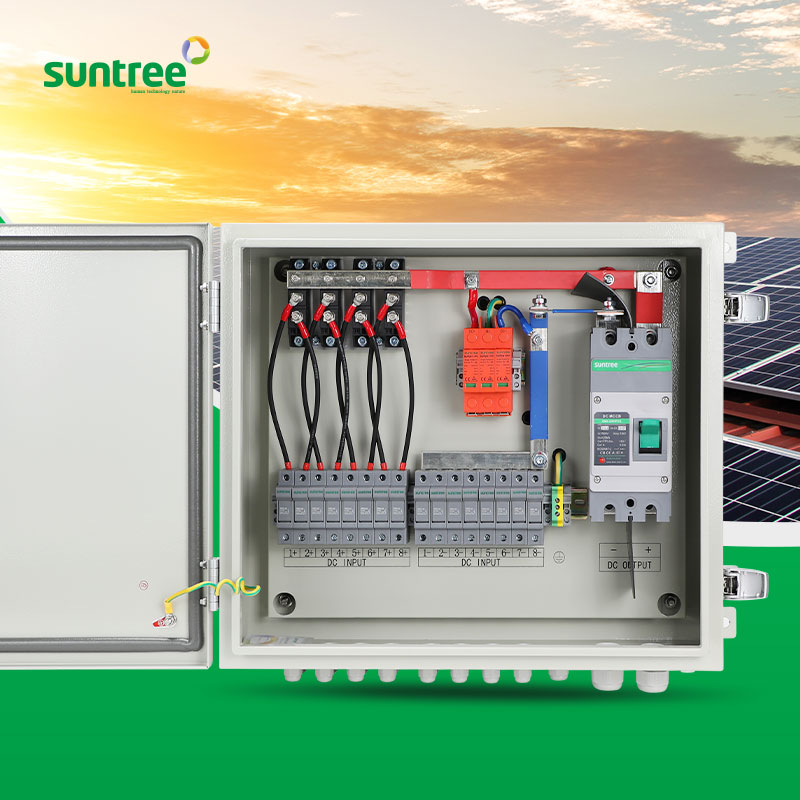 Suntree 8 in 1 Out Metal Solar - Solar Combiner Box reseña y precio
