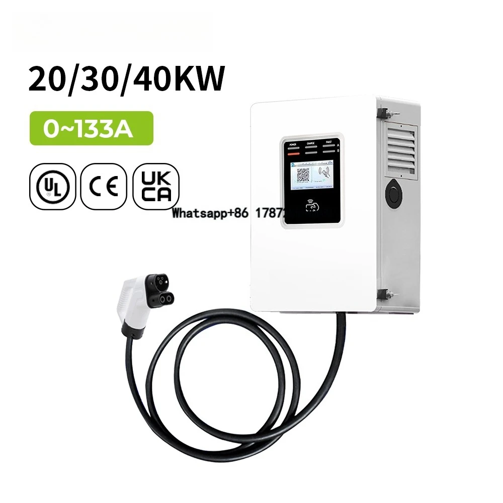 Ocpp 20kw 30kw 40kw CCS GBT Co - Ev Charger Wallbox reseña y precio