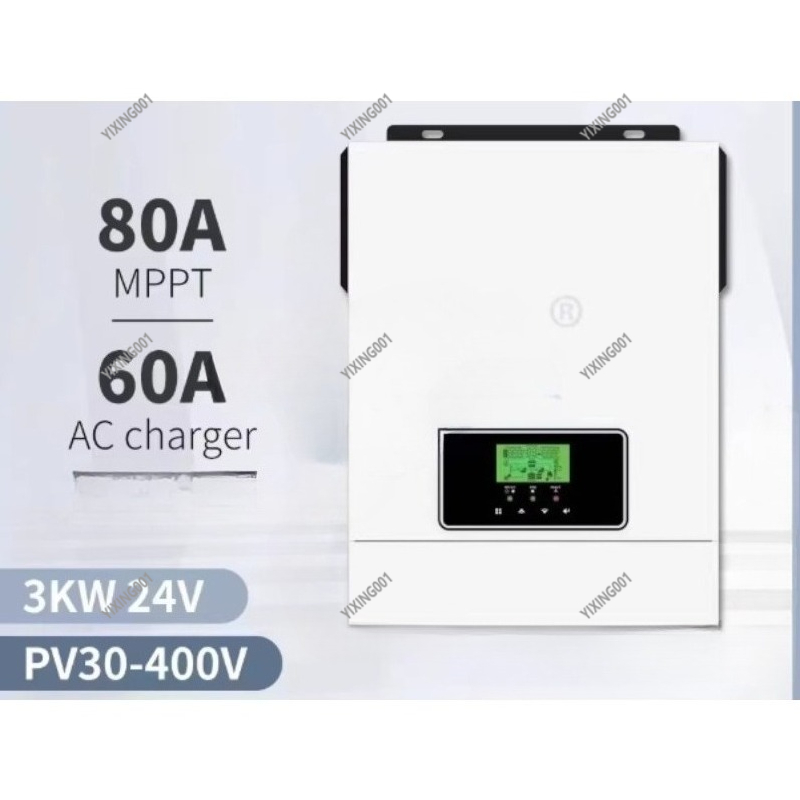 3KVA/2400W 24V Solar Inverter  - Pwm Charge Controller reseña y precio