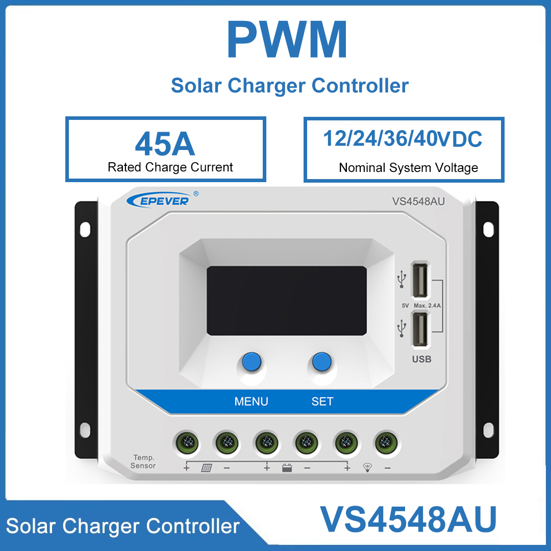 PWM Solar Charge Controller 45 - Pwm Charge Controller reseña y precio