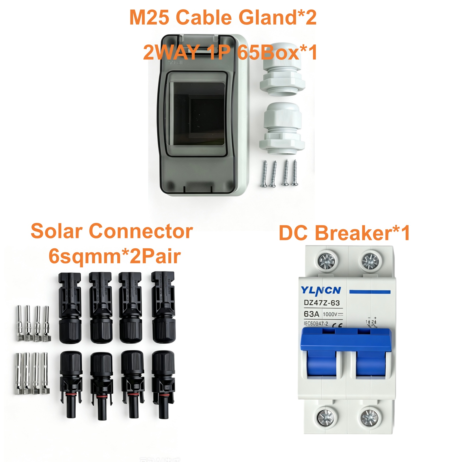 DC Mini Circuit Breaker 2P 100 - Solar Combiner Box reseña y precio