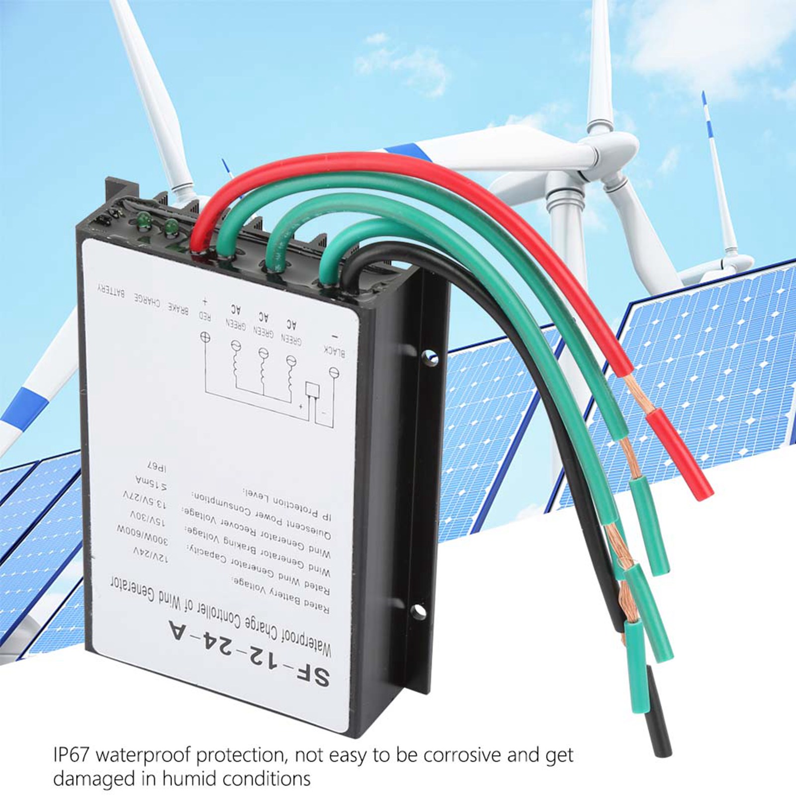 Wind Turbine Charge Controller - Wind Turbine Generator reseña y precio