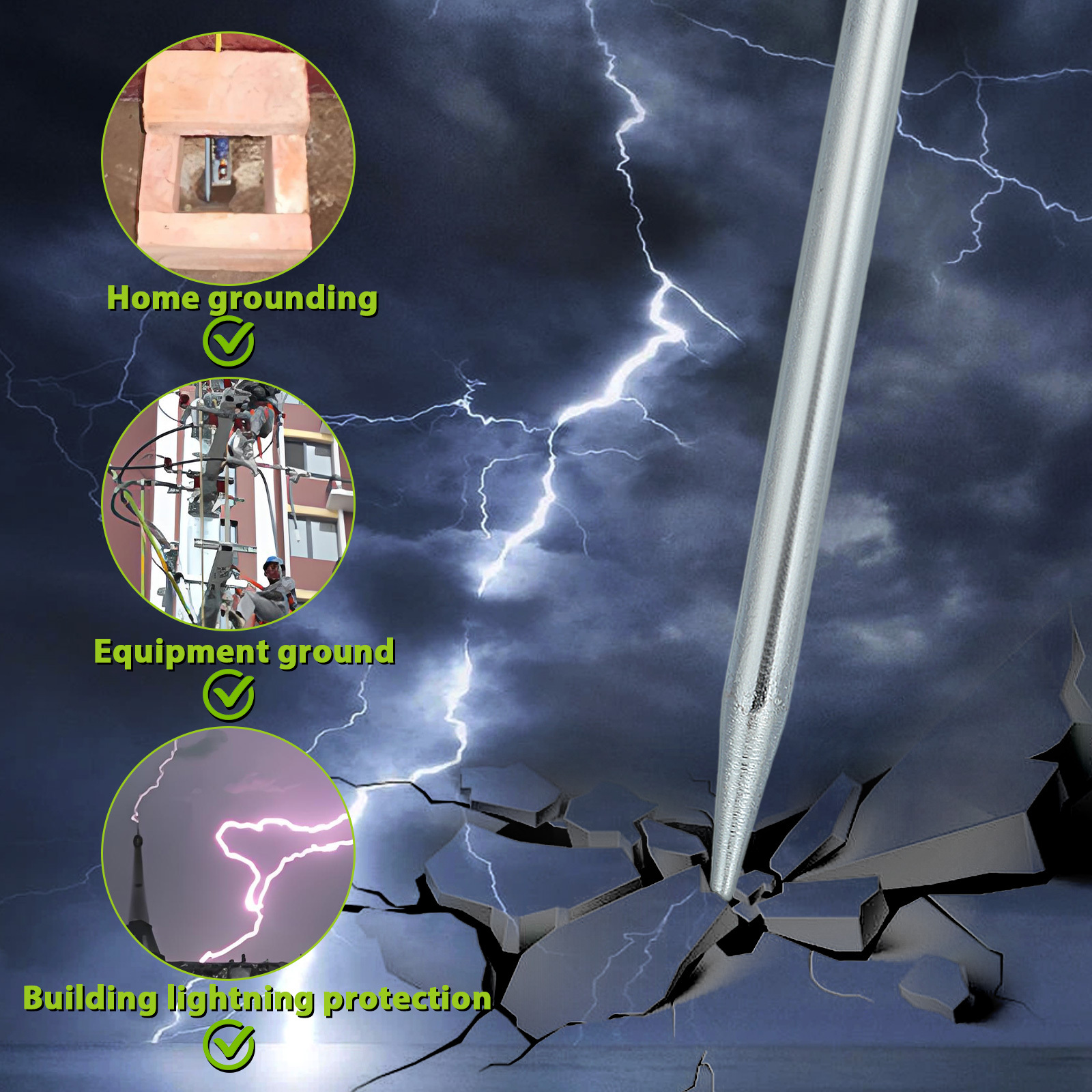 Grounding Rod for Earthing Fen - Earthing Grounding Rod reseña y precio