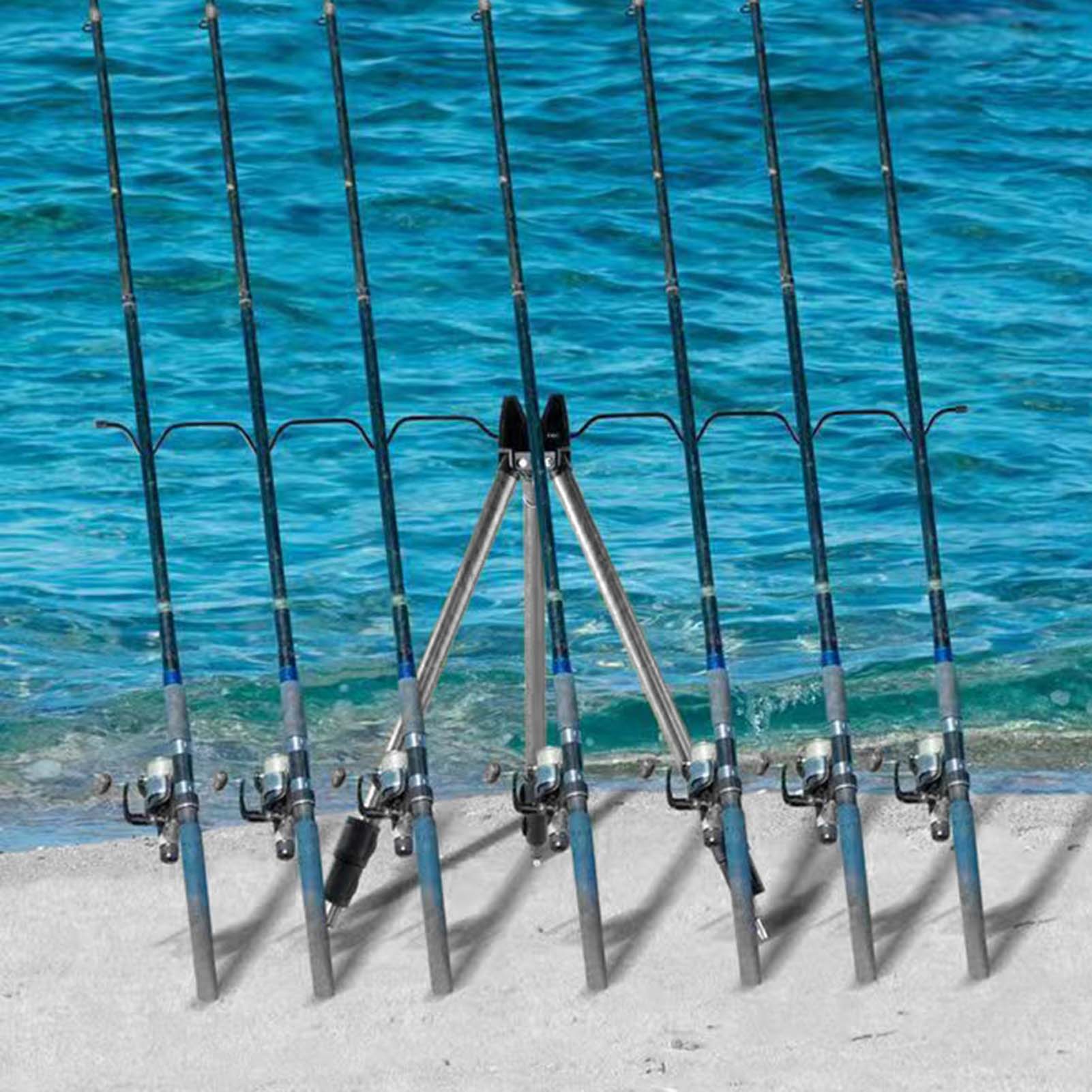 Aluminum Alloy Tripod Fishing  - Earthing Grounding Rod reseña y precio