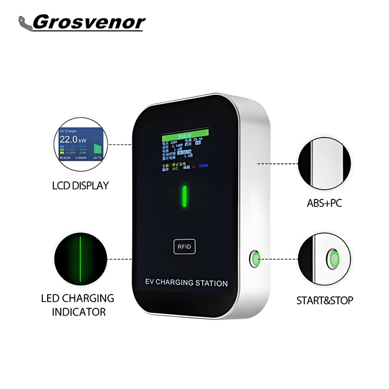 New 7KW Type2 Electric Vehicle - Ev Charger Wallbox reseña y precio
