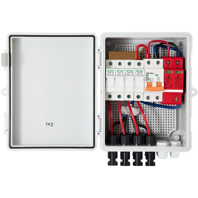 4-wire PV combination box, 15  - Solar Combiner Box reseña y precio