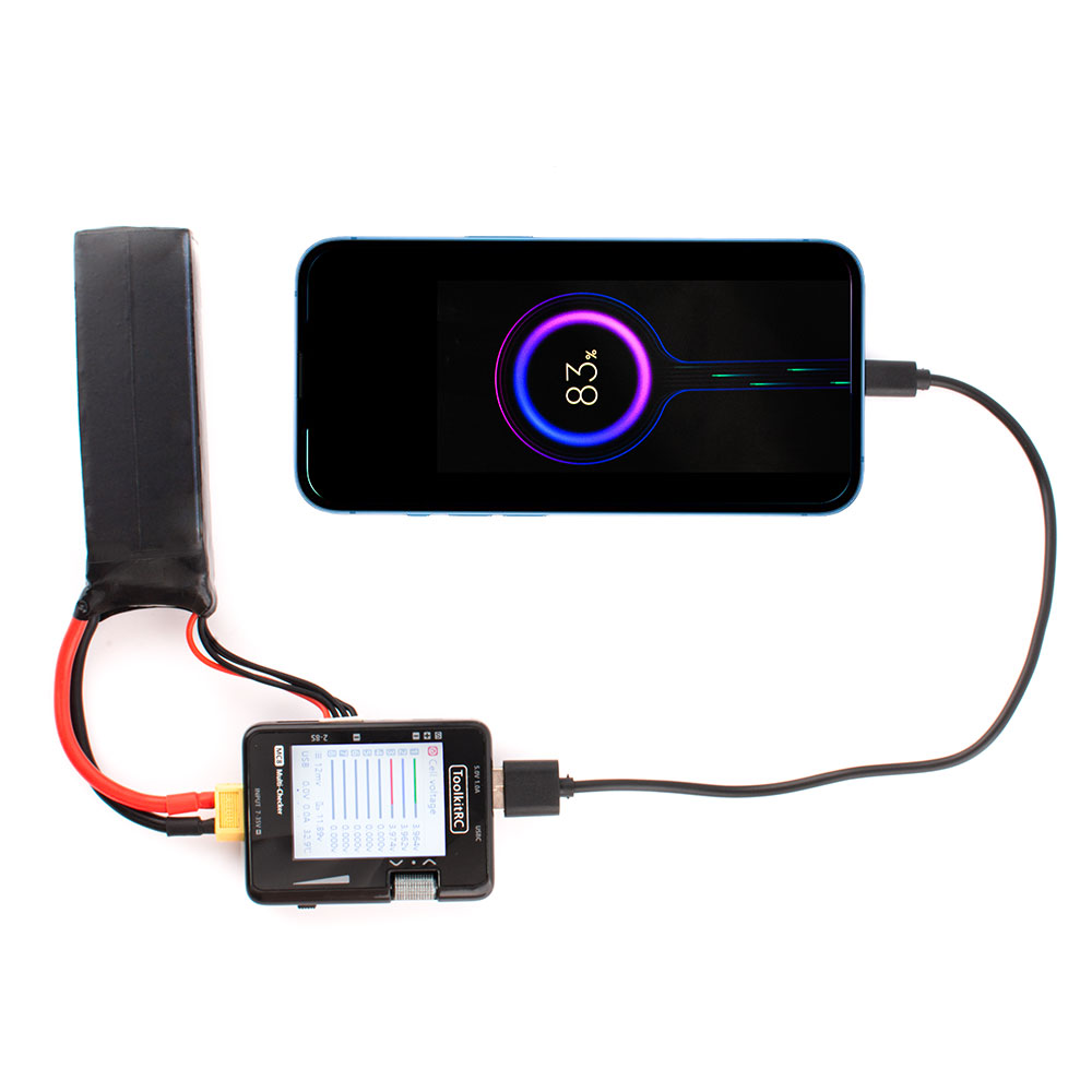 ToolkitRC MC8 Mini Cell checke - Pwm Charge Controller reseña y precio