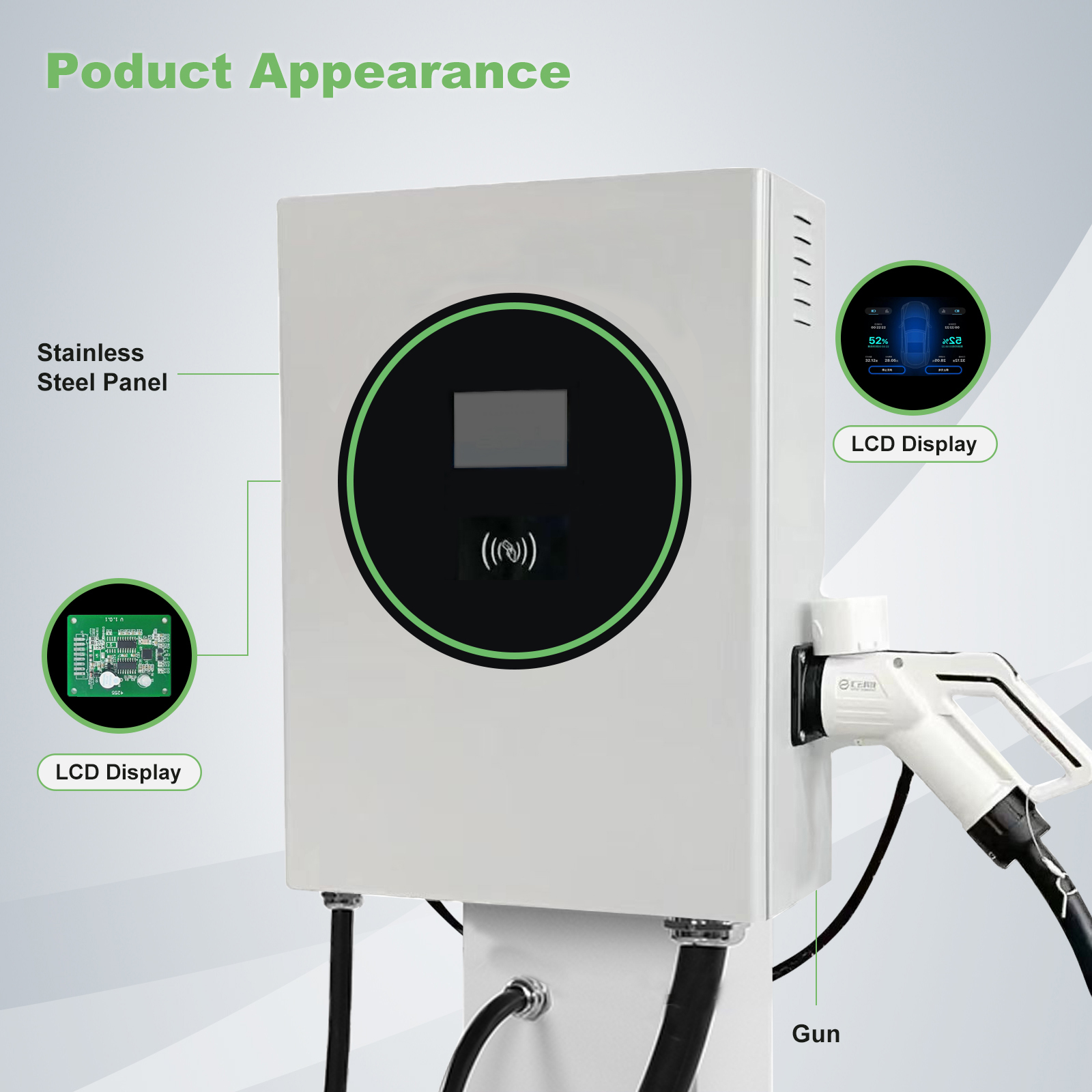 Dc Fast OCPP EV Charger 7kw 15 - Ev Charger Wallbox reseña y precio