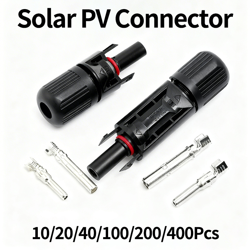10/20/40/100/200/400Pcs Solar  - Solar Cable Mc4 Connector reseña y precio