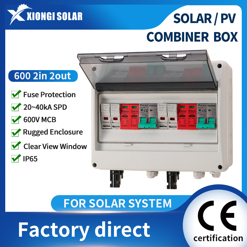 Full Copper Wire PV Combiner B - Solar Combiner Box reseña y precio