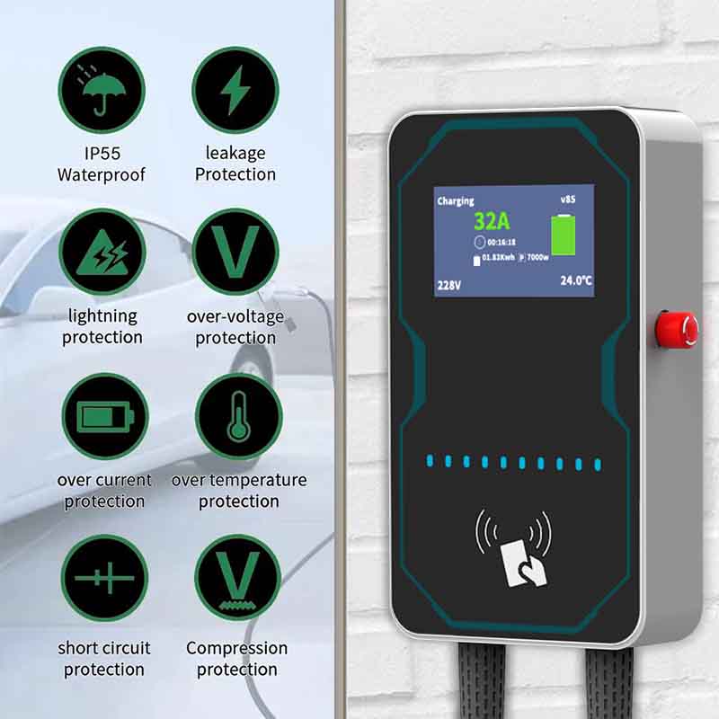WUFEN EVSE Wallbox EV Car Char - Ev Charger Wallbox reseña y precio