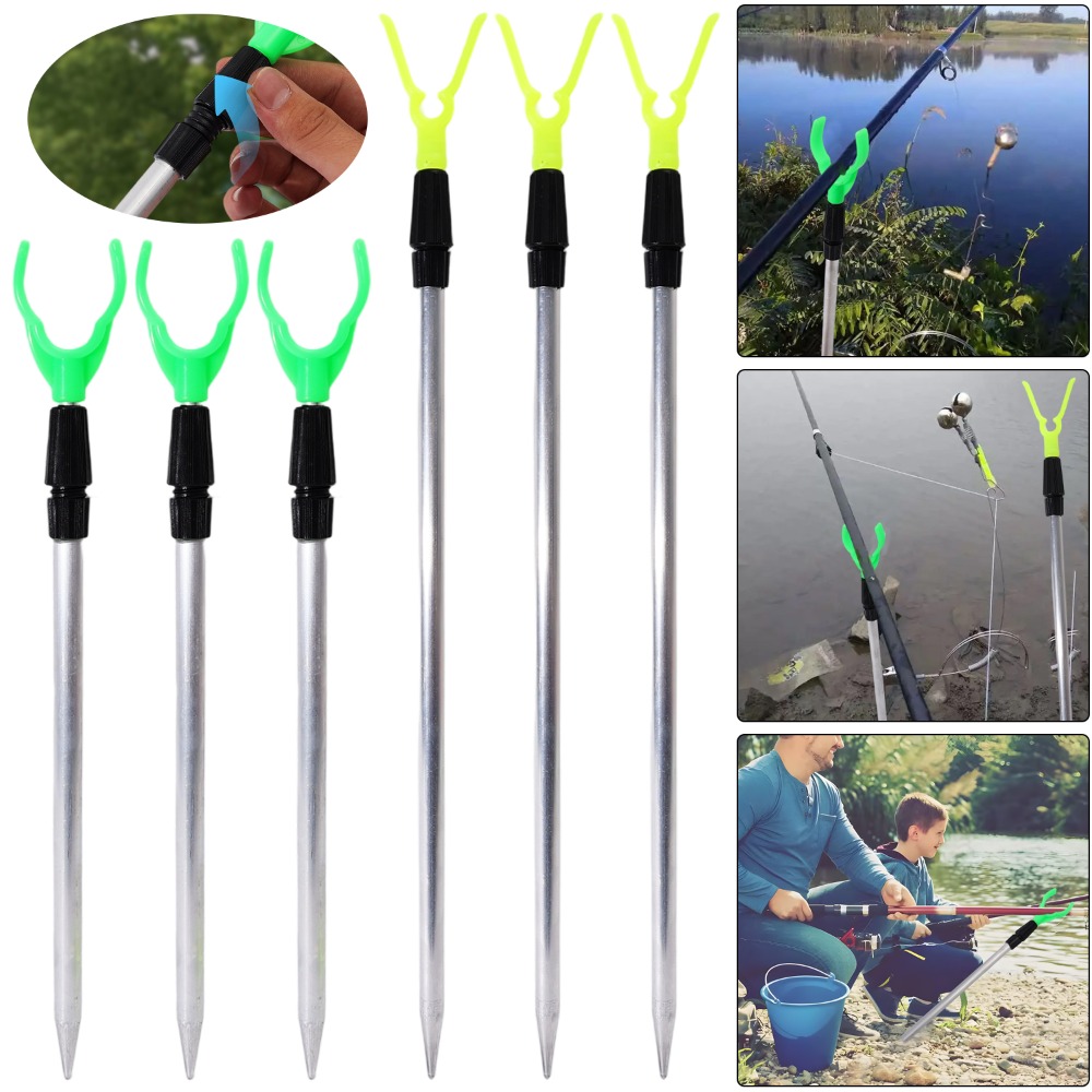 Metal Fishing Rod Bracket Adju - Earthing Grounding Rod reseña y precio